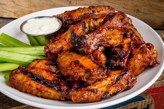 Famous wings at Ecity Flames & Sportsman Pub in Edmonton, AB